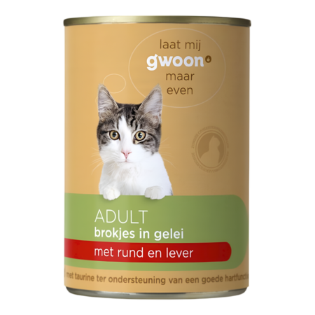 G’woon Brokjes In Gelei Met Rund & Lever Product Image