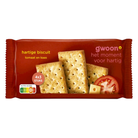 G'woon Hartige Biscuit Tomaat & Kaas Product Image