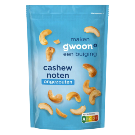G'woon Cashewnoten Ongezouten Product Image