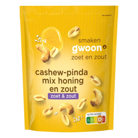 G'woon Cashew Pinda Mix Honing &amp; Zout Product Image
