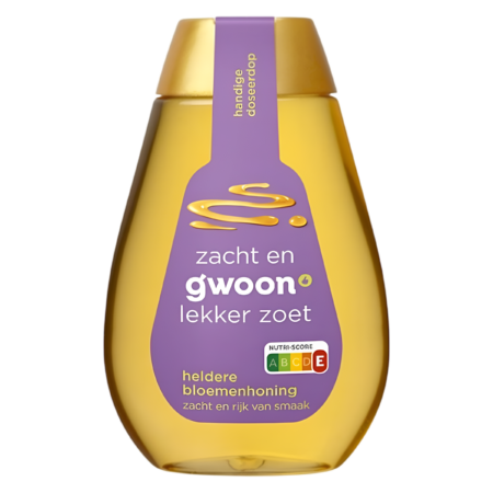 G’woon Bloemenhoning Helder Knijpfles Product Image
