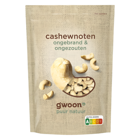 G'woon Cashewnoten Ongebrand &amp; Ongezouten Product Image
