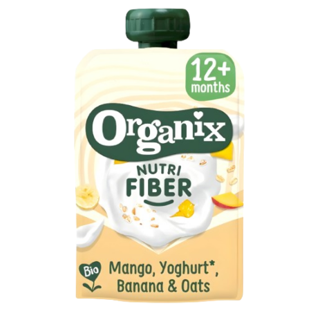 Organix Nutri Fiber Mango, Yoghurt, Banana &amp; Oats 12+ Product Image