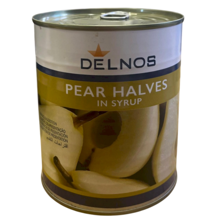 Delnos Pear Halves in Syrup Product Image