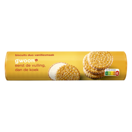 G'woon Biscuits Duo Vanillesmaak Product Image