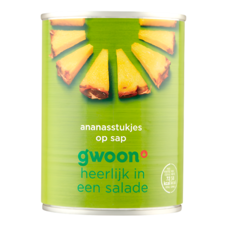 G'woon Ananasstukjes Op Sap Product Image