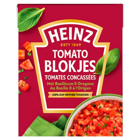 Heinz Tomaten Blokjes met Basilicum & Oregano Product Image