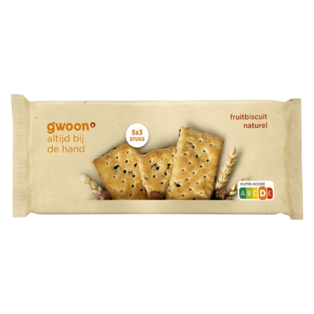 G’woon Fruitbiscuit Naturel Product Image