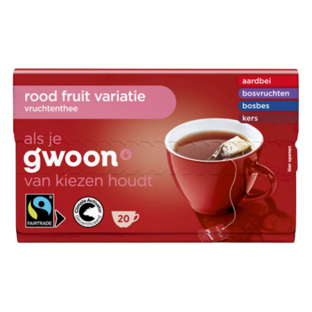 G’woon Rood Fruit Variatie Vruchtenthee Product Image