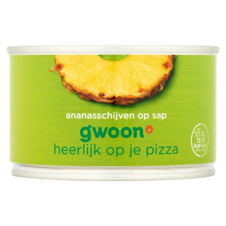 G’woon Ananasschijven op Sap Product Image