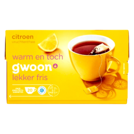 G’woon Citroen Vruchtenthee Product Image
