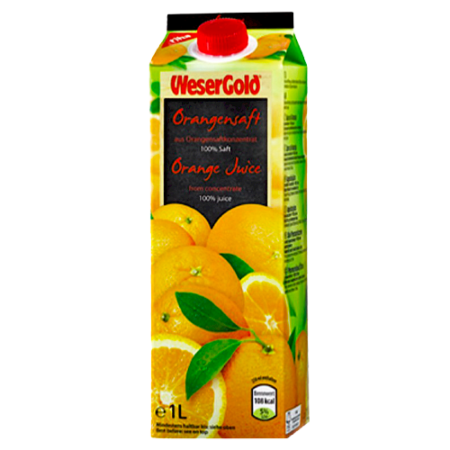 WeserGold Orange Juice 100% Product Image