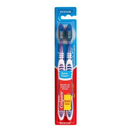 Colgate Tandenborstel Duo Pack Extra Clean Medium Product Image