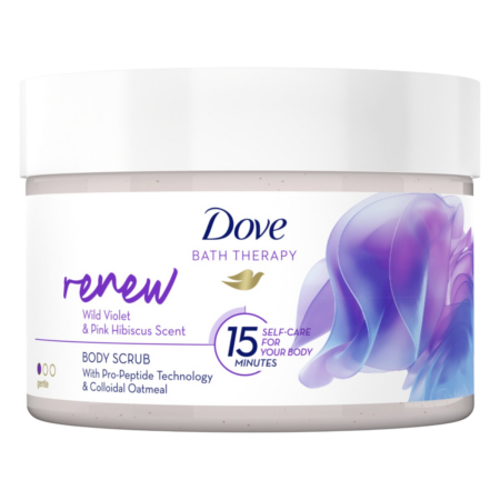 Dove Body Srub Wild Violet & Pink Hibiscus Scent Product Image