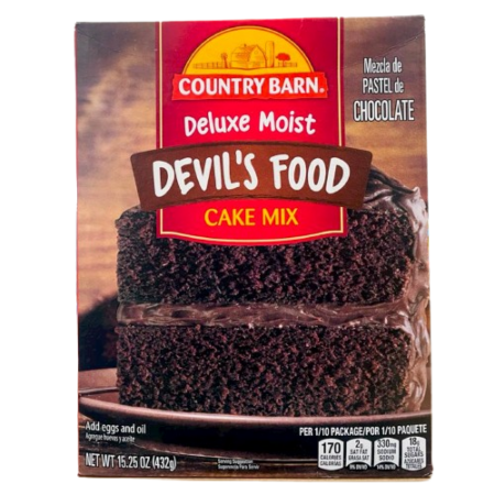 Country Barn Cake Mix Deluxe Moist Devil's Food Product Image