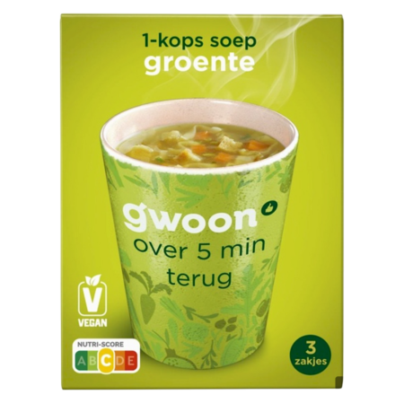 G'woon 1-Kops Soep Groente Product Image