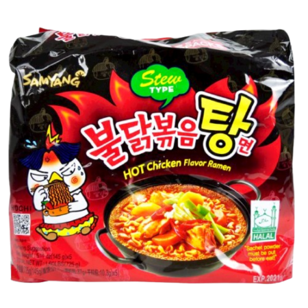 Samyang Buldak Hot Chicken Flavour Ramen Stew (5 Pack) Product Image