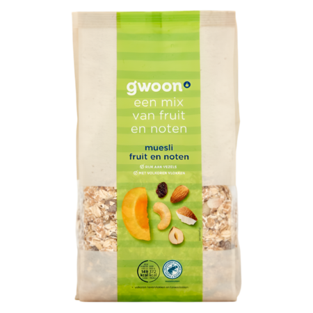 G'woon Muesli Fruit en Noten Product Image