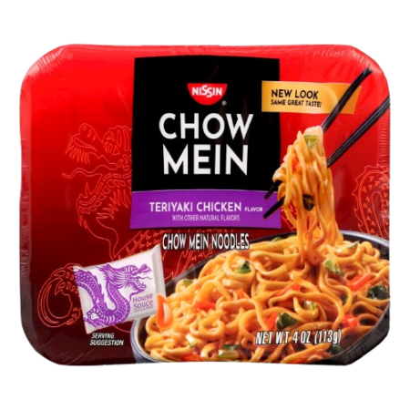 Nissin Chow Mein Spicy Teriyaki Chicken Flavor Product Image