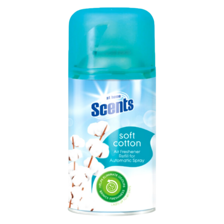 At Home Scents Refill Automatic Spray Fresh Cotton Linen Product Image