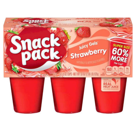 Snack Pack Super Strawberry Juicy Gels Product Image