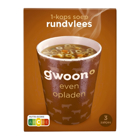 G'woon 1-Kops Soep Rundvlees Product Image