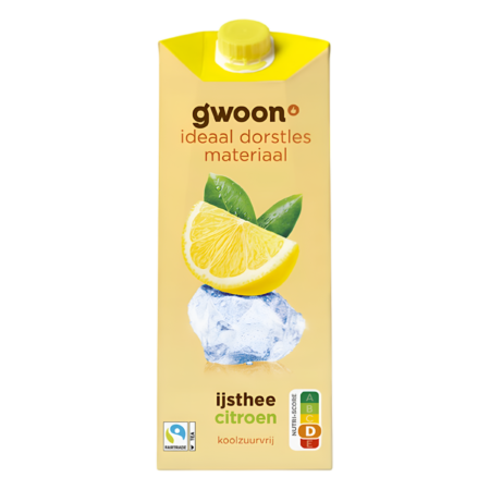 G’woon Ijsthee Groene Thee Citroen Koolzuurvrij Product Image