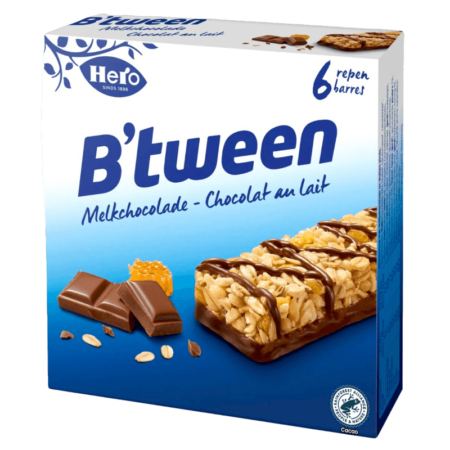 B'tween Granenreep Melkchocolade en Stukjes Pinda Product Image