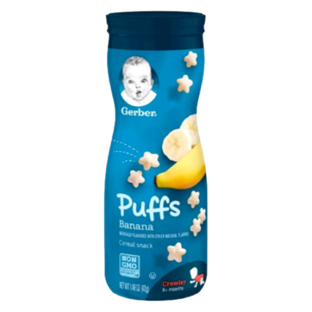 Gerber Snacks Puffs Banana 8+months Product Image