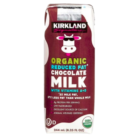 Kirkland Signature Organic Reduced Fat Chocolate Milk Product Image
