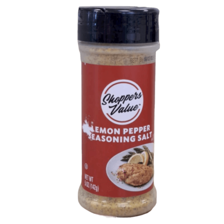 Shoppers Value Lemon Pepper Seasoning Salt Product Image