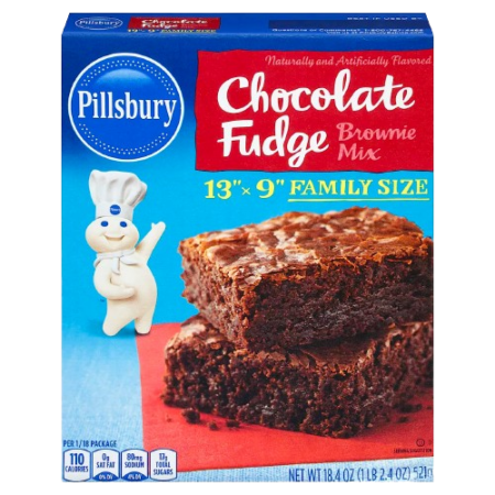 Pillsbury Brownie Mix Chocolate Fudge Product Image