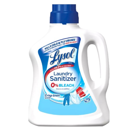 Lysol Crisp Linen Scented Laundry Sanitizer Product Image