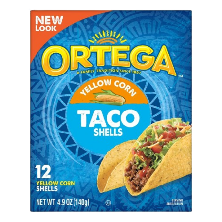 Ortega Taco Shells Yellow Corn Product Image