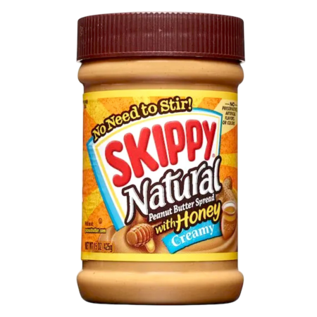 Skippy Natural Peanut Butter Honey Spread Product Image