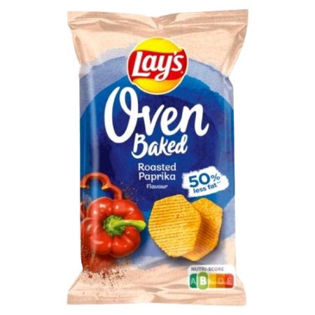 Lay's Chips Oven Baked Roasted Paprika Flavour Product Image