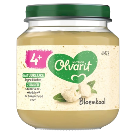 Olvarit Babyvoeding Bloemkool 4+ (THT: 09/03/2025) Product Image