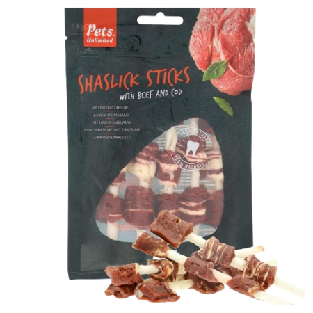 Pets Unlimited Shaslick Sticks with Beef &amp; Cod Product Image
