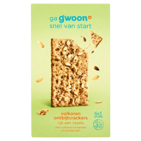 G'woon Volkoren Ontbijtcrackers (THT: 06/01/2024) Product Image