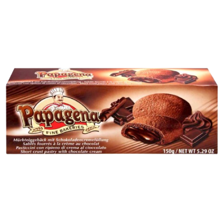 Papagena Biscuits With Chocolate Cream Filling Product Image