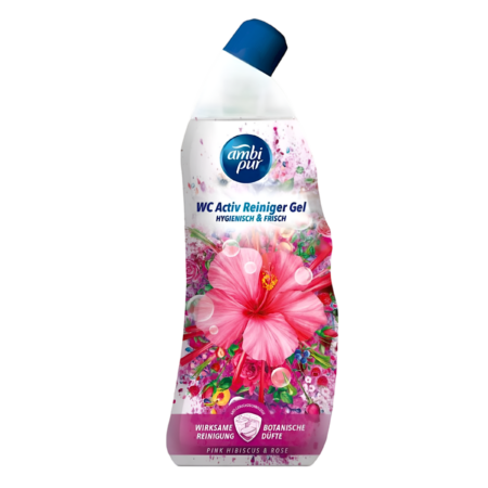 Ambi Pur WC Active Gel Pink Hibiscus &amp; Rose Product Image