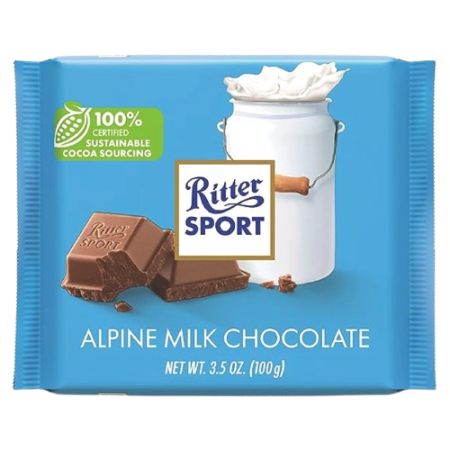 Ritter Sport Chocolade Alpine Milk Product Image