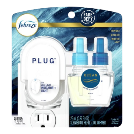 Febreze Fade Defy Plug Scented Oil Refill & Oil Warmer Ocean Product Image