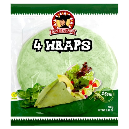 Don Fernando Tortilla Wraps Spinach Product Image