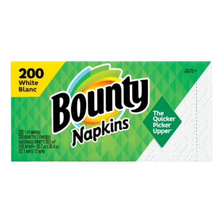 Bounty Napkins White Blanc Product Image