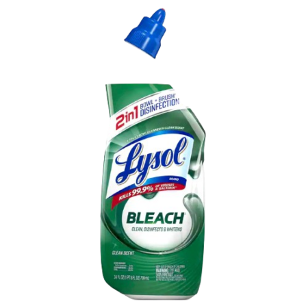 Lysol Toilet Bowl Cleaner 2 in 1 Bleach Clean Scent Product Image