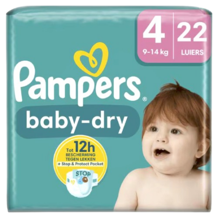 Pampers Baby-Dry Diapers 4 Product Image