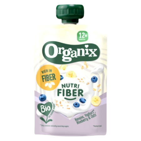 Organix Nutri Fiber Banana Yoghurt Blueberry & Oats Product Image