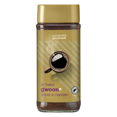 Gwoon Oploskoffie Goudmerk Product Image