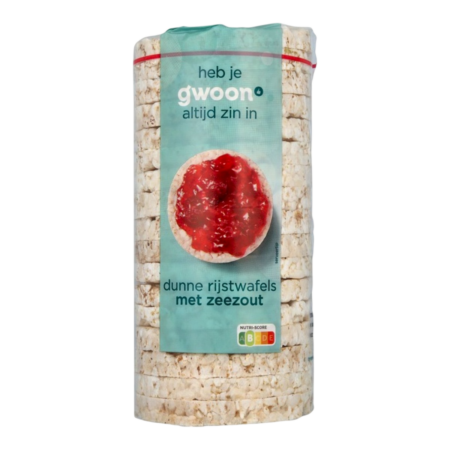 G'woon Rijstwafels Dunne met Zeezout Product Image